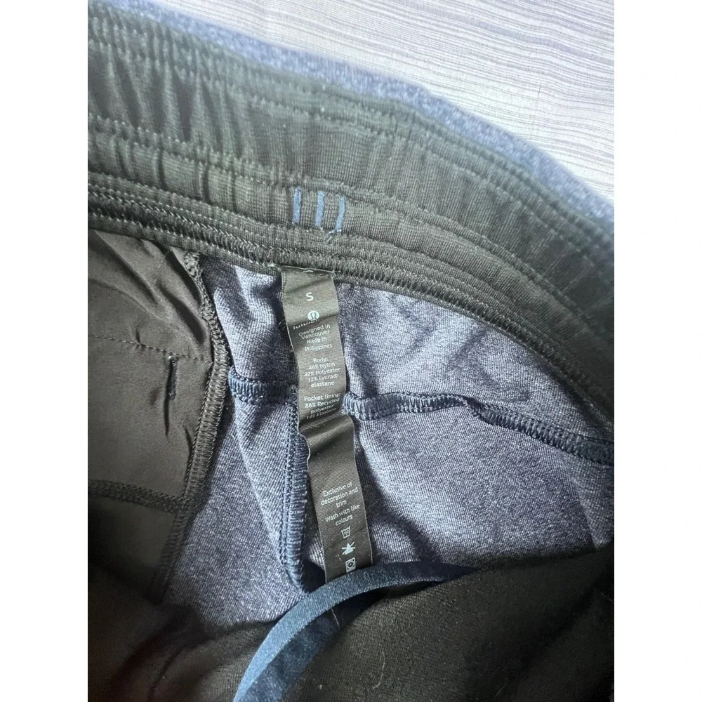 Lululemon City Sweat Jogger Heathered Charcoal Grey Mens Small Tapered Pants